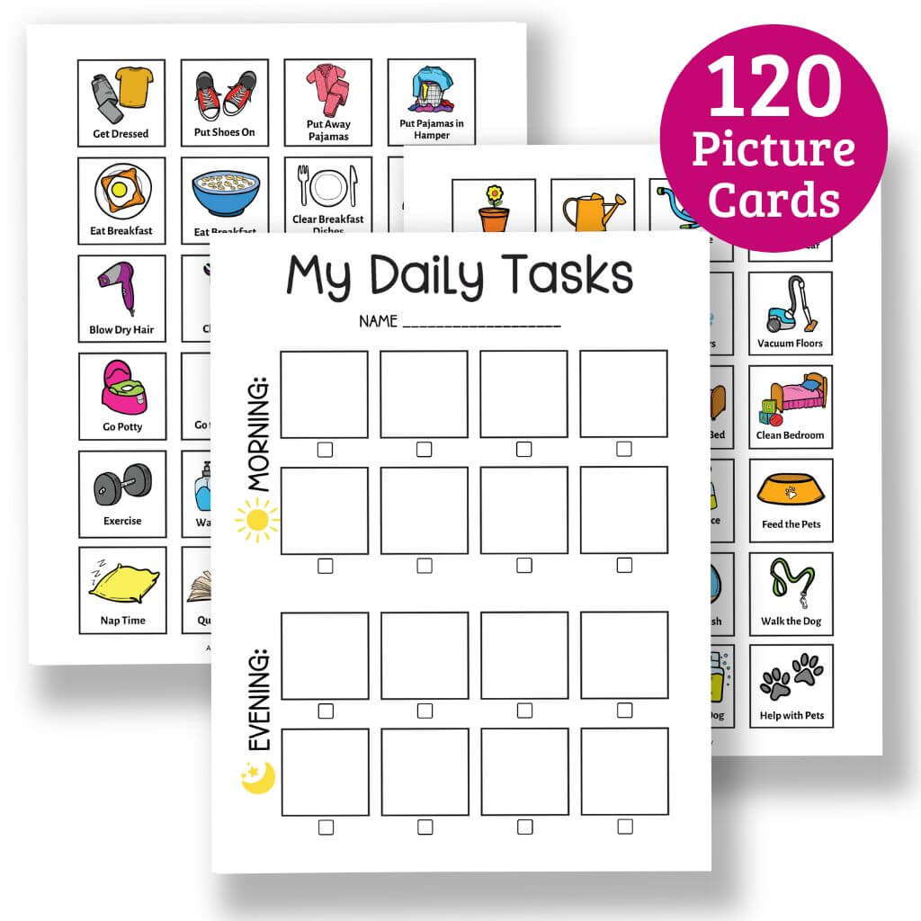 Printable Chore and Routine Charts for Kids – The Savvy Sparrow